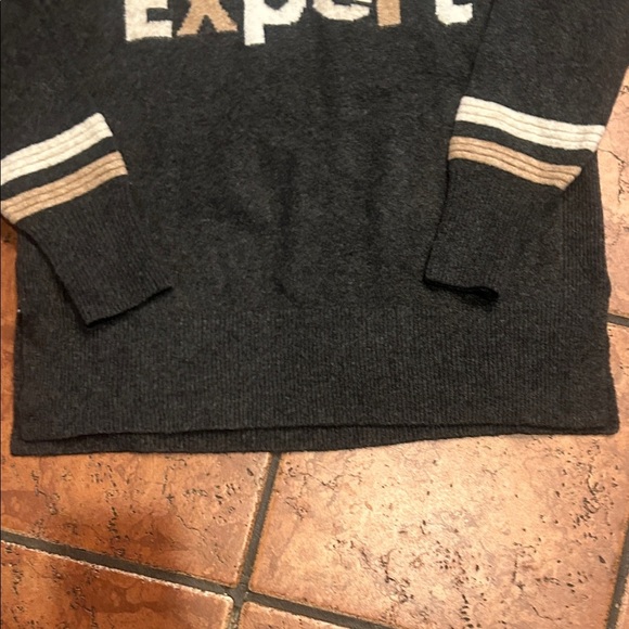 Lou & Grey Après Expert Sweater in Black and Tan - Picture 8 of 9